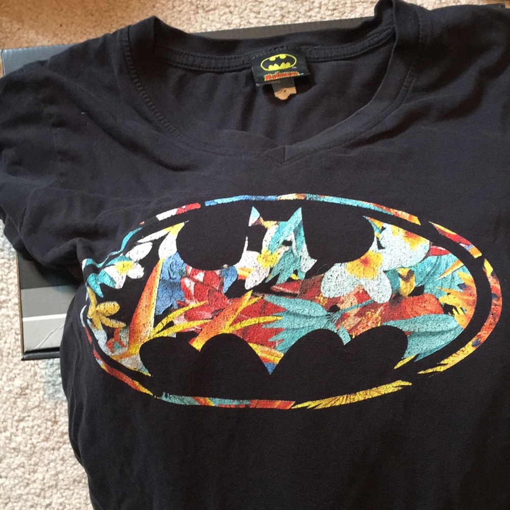 Black DC Comics Women T Shirt Medium